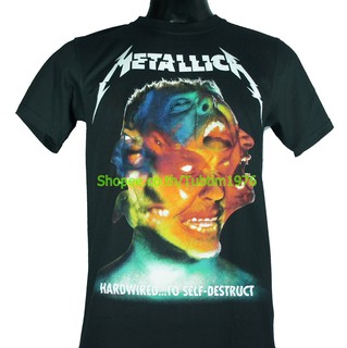 เสื้อยืดสุดเท่เสื้อวง Metallica เสื้อวงดังๆ วินเทจ เสื้อวินเทจ เมทัลลิกา MET1586Sto5XL