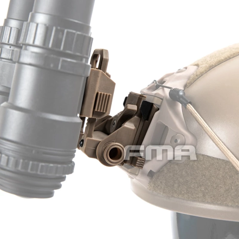 อุปกรณ์ยึดติดหมวกกันน็อคพลาสติก สำหรับติดกล้อง ไฟฉาย FMA ยุทธวิธี NVG L4G24 thumbnail 5