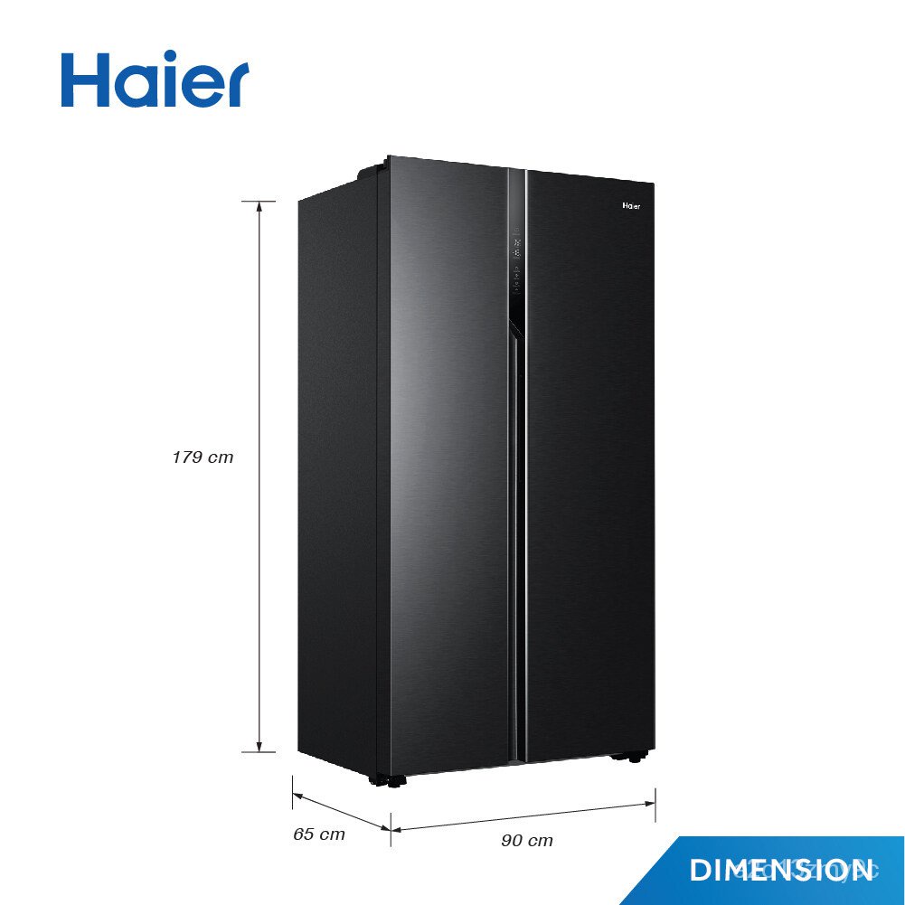 RINB Haier ตู้เย็น Side by Side Dynamic Inverter ขนาด 19.7 คิว รุ่น HRF-SBS550