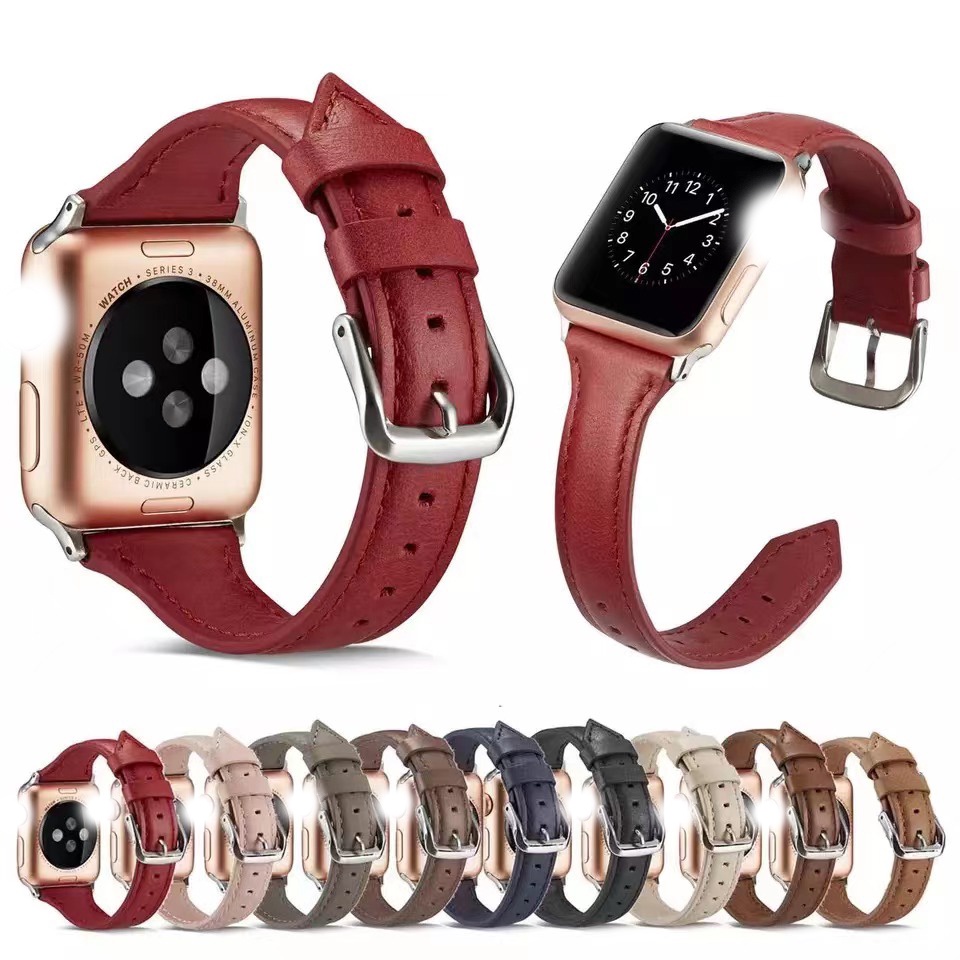 สายหนังเหมาะสำหรับ นาฬิกา iWatch Watch 41มม.45 มม.44มม.42มม.38มม.40มม. #8