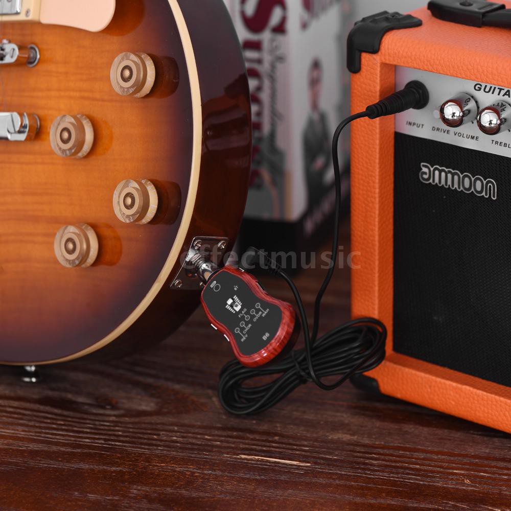 E*M Portable Guitar Effectors Effect Synthesizer with 5 Effects(Reverb