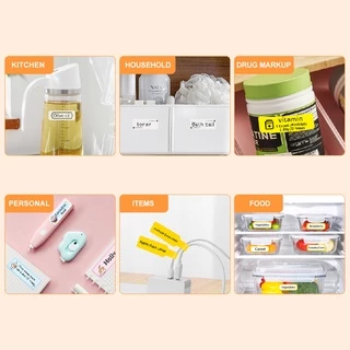 Niimbot N1(B18) เครื่องพิมพ์ฉลาก Barcode QR Code Sticker Office Cable Label Printer Bluetooth Home Storage เสื้อผ้าสินค้าโภคภัณฑ์ Frozen Food Label Printer