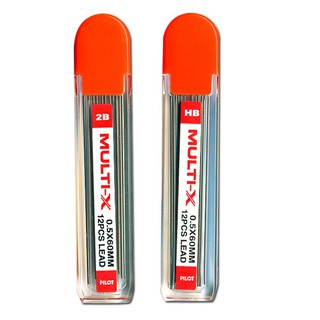 (12 ชิ้น) ไส้ดินสอ Pilot Multi-X 0.5มม. HB / 2B