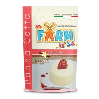 Joto Farm(โจโต้ฟาร์ม) ผงวุ้นเจลาตินสำเร็จรูป กลิ่นวานิลลา 130กรัม