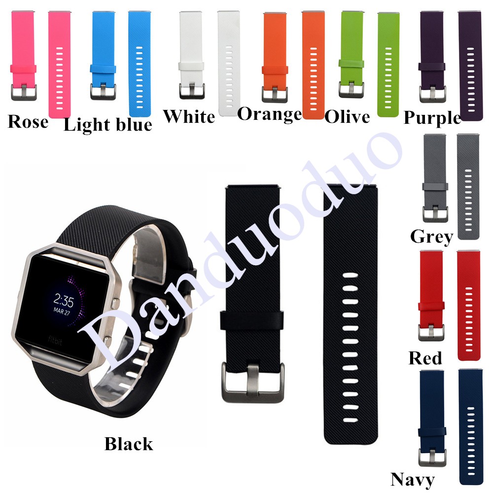 สายนาฬิกา มีหลากสี สําหรับ Fitbit Blaze Fitness Tracker