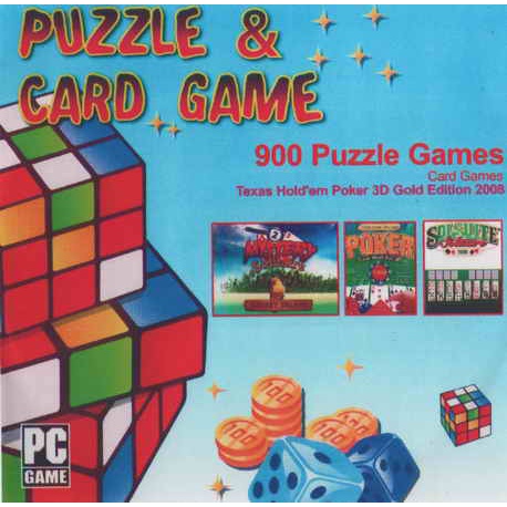 แผ่นเกมส์ คอมพิวเตอร์ PC Puzzle & Card Game ( 1 CD )