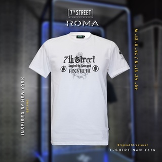 เสื้อยืดแขนสั้นผู้ชาย 7th Street  รุ่น EST.1983 ROMA