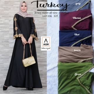 Turkey SYARI GAMIS ARABIAN เสื้อผ้ามุสลิม สําหรับผู้หญิง