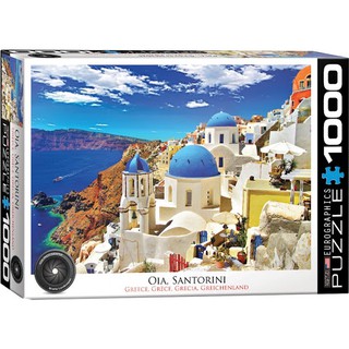 OIA SANTORINI, GREECE - จิ๊กซอว์ 1000 pc PUZZLES EUROGRAPHICS