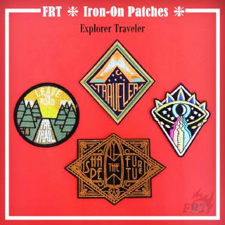 ☸ Outdoor Travelling - Explorer Traveler Patch ☸ 1Pc Diy Sew on Iron on Badges Patches