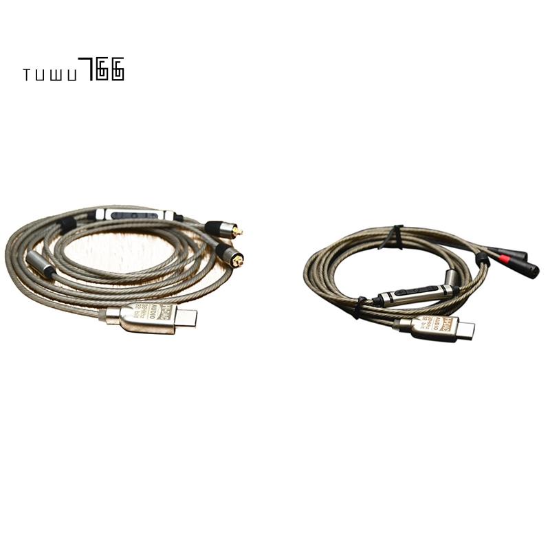 อะแดปเตอร์ชิปถอดรหัส Type-C Dac Alc5686 สําหรับสายหูฟัง Sennheiser Ie8Ie8I Ie80 80S Shure Mmcx Se215 (Mmcx)
#8
