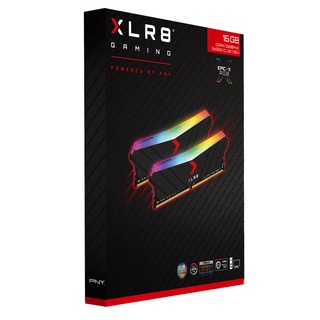 PNY Ram PC XLR8 RGB DDR4 16GB(8x2) 3600MHz Black (แรมพีซี)