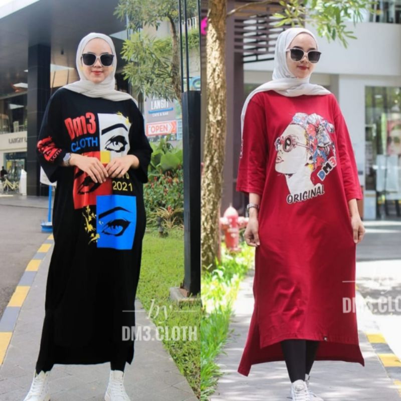 Vrn ID- DM3/LONG ORIGINAL DM3 TUNIC/TUNIK/DM3 TUNIC/PREMIUM TUNIC/เสื้อยืด TUNIC/LAST TUNIC/WOMENS W