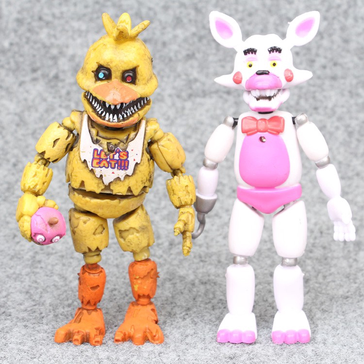 Characters Five Nights Freddys - 6 Pcs/set New Anime Figure Toy Cute Action  Pvc - Aliexpress