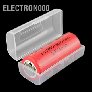 Electron000 กล่องเคสแบตเตอรี่ 26650 กันน้ํา 2 ชิ้น