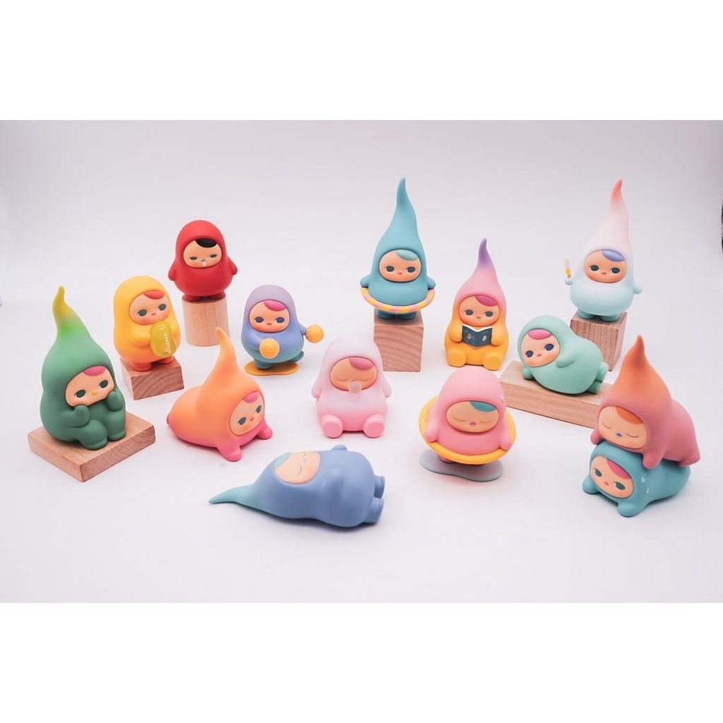 [แบบแยก] Pucky Relax Beanie series 🍬 One Little Planet น่ารัก ของสะสม Arttoy Designer Toy ฟิกเกอร์ โมเดล POP MART