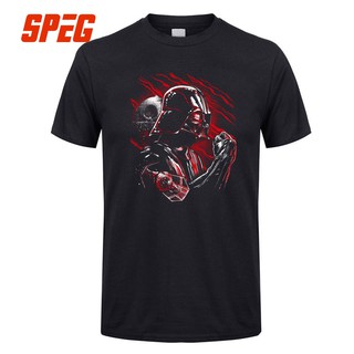 เสื้อยืดอินเทรนด์ผู้ชายอินเทรนด์ผู้หญิงStar Wars เสื้อยืด Wrath Of Darth Vader เสื้อยืดผู้ชายสั้นแขนเสื้อฝ้ายเด็กผู้ชาย