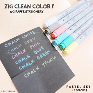 แท่งเดี่ยว CHALK PASTEL ZIG CLEAN COLOR f