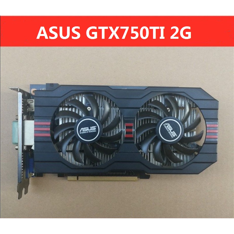 🔥เดสก์ทอป คอมพิวเตอร์  การ์ดจอ ASUS GTX750Ti 2Gถอดชิ้นส่วน มือสอง ประสิทธิภาพสูง สำนักงานเกมเข้ากันได้