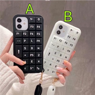 เคส-Phone Case For Samsung A72 A32 A71 A52 A12 A42 A02S A21S A31 A10 A30 A50 A70 A30 A20 A11 Keyboard Pop IT With Keychain|DSD