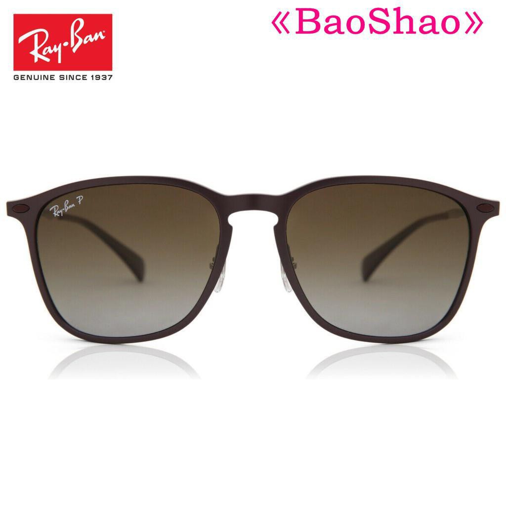 【GENUINE】 Rays Ban Sunglasses Rb4196 714/83 61Mm Brown Polarized New ...