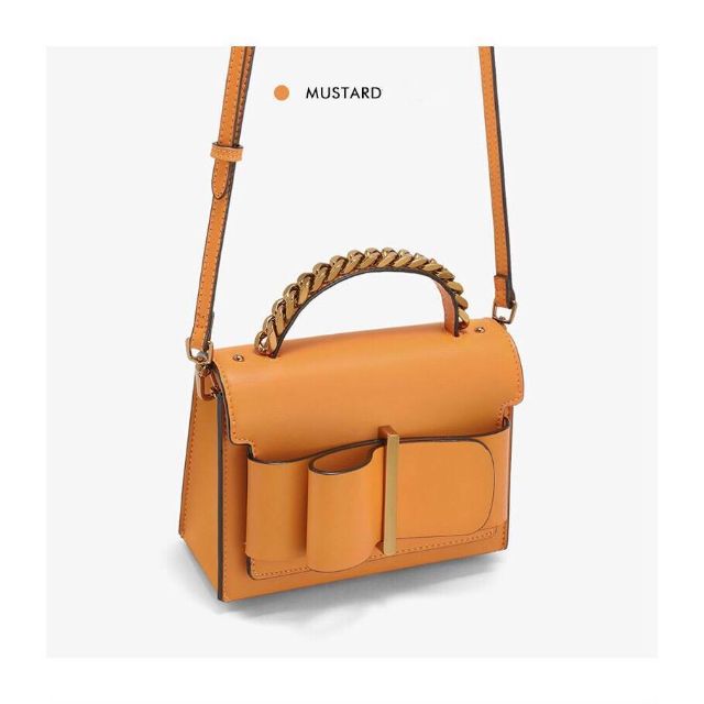 charles keith bow detail handbag