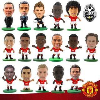 โมเดลนักฟุตบอล SoccerStarz แมนเชสเตอร์ ยูไนเต็ด Man Utd ชุดรวมทีม 16 ตัว (2018 version)