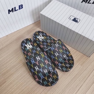 Mlb New Mound Monogram Black Slide