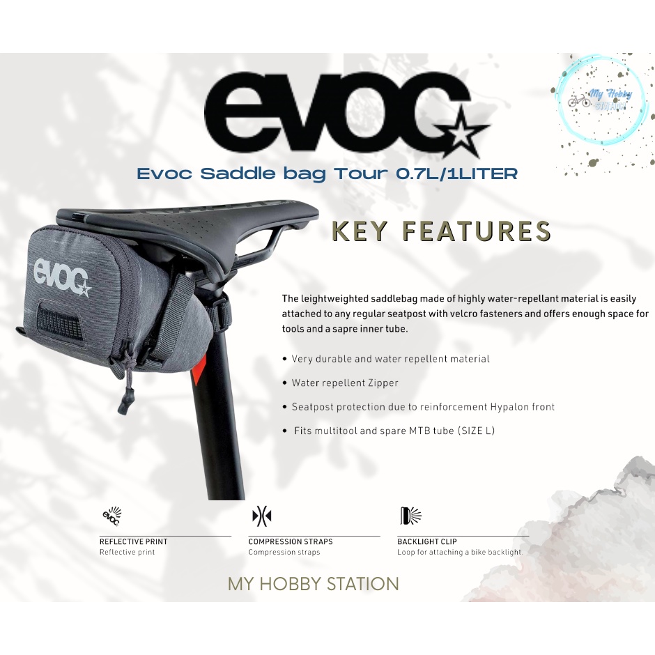 Evc Saddle bag Tour 0.7L/1LITER