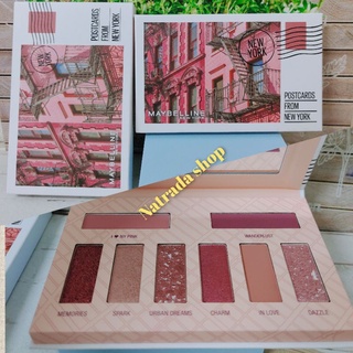 (แท้100% Limited Edition) เมย์เบลลีน อายแชโดว์ Maybelline Postcards From NYC  สีPink