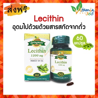 Springmate Lecithin 1200 mg สปริงเมท เลซิติน 60 แคปซูล