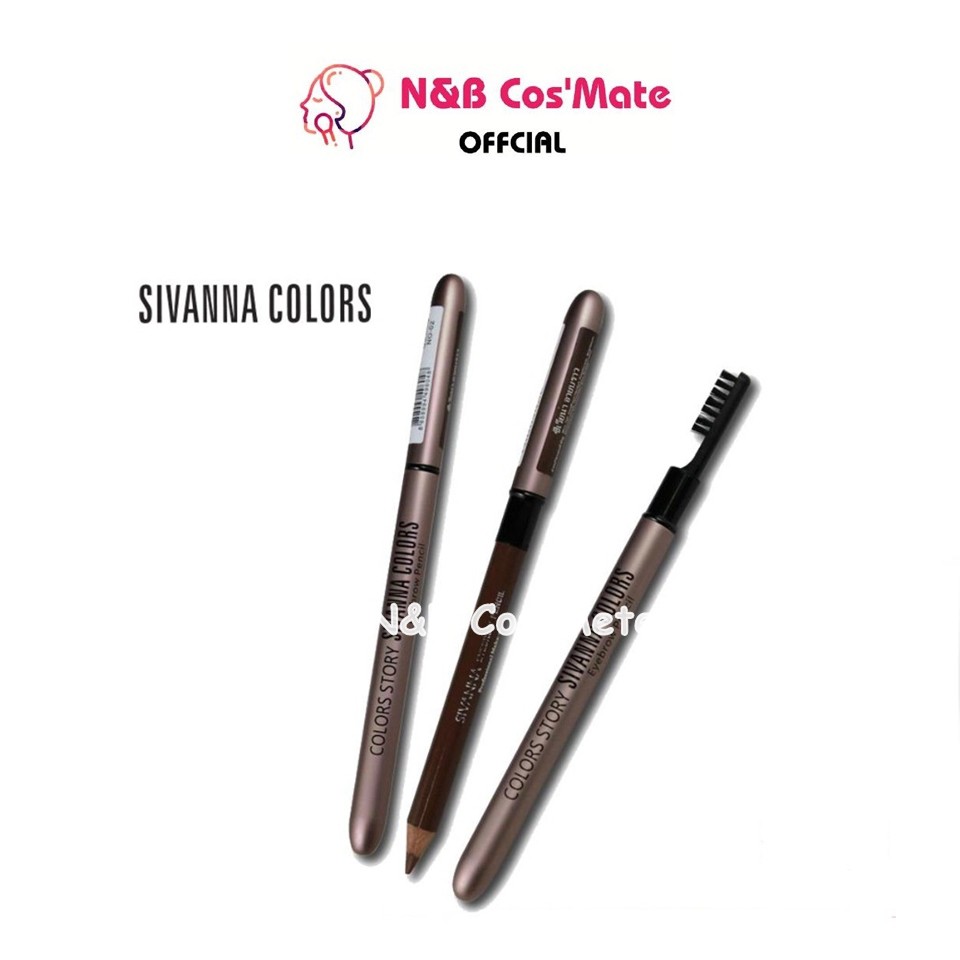 💥พร้อมส่ง | ถูก | ของแท้💯 Sivanna Eyebrow Pencil ซิวานน่า ดินสอเขียนคิ้ว Sivanna ดินสอเขียนคิ้ว @NB 