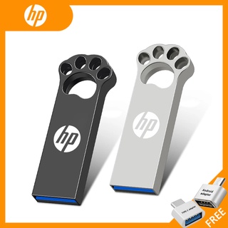 Hp แฟลชไดรฟ์ USB โลหะ ขนาดเล็ก 2GB 4GB 8GB 16GB 32GB 64GB 128GB256GB 512GB 1TB 2TB