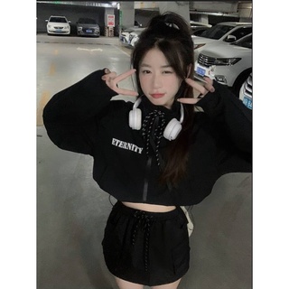 2022 🍑 ชุดเซตเสื้อแขนยาดำ+กางเกงดำ แต่งตัวง่าย | Pre-order 7-20วัน