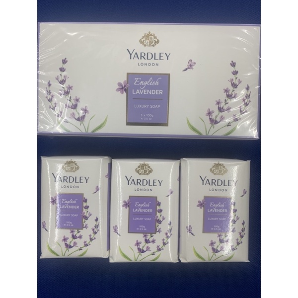Yardley London สบู่ก้อน(ยกแพ็ค / แยกเป็นก้อน) English Lavender ยี่ห้อยาร์ดเลย์(ของแท้100%)จากอังกฤษ(ราคาพิเศษสุดคุ้ม)