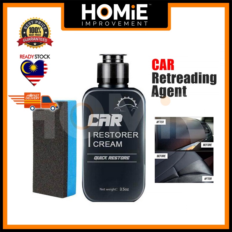 Auto Leather Refurbishment Restorer Cream Washable Refresh Aging Leather Surface Car HOMiE