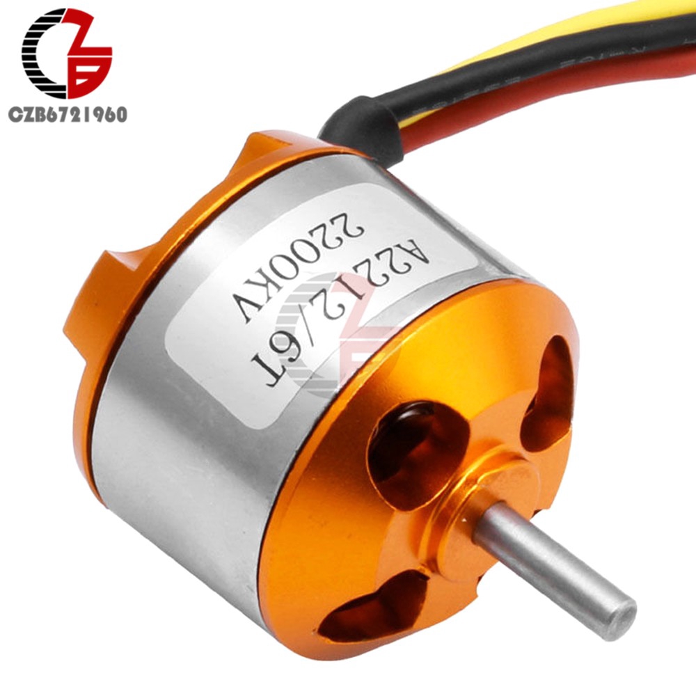 มอเตอร์ a 2212 2200 kv 6 t brushless outrunner dc สําหรับโดรน