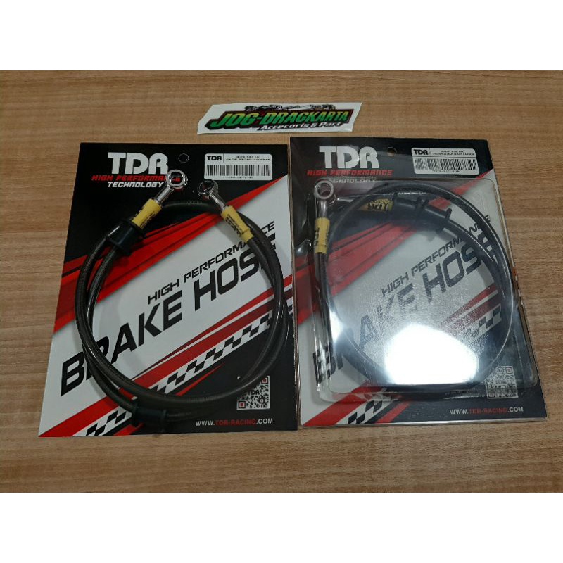 TDR RACING สายเบรคหน้า 35INCH 90 ซม.LENGTH สีคาร์บอนสีดํา ORIGINAL TDR RACING