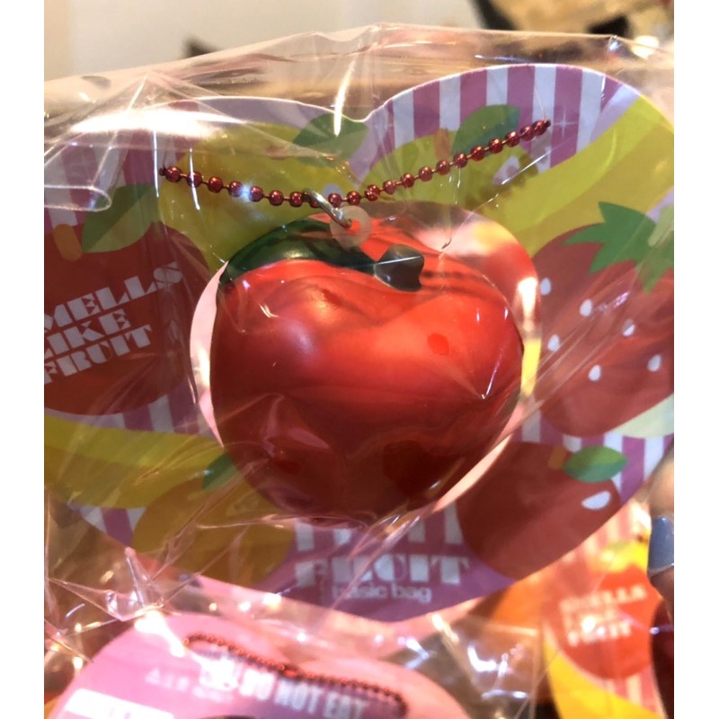 สกุชชี่ Iboom แท้ Japan แอปเปิ้ล มินิ ปี2016 หอมขนาดประมาณ4cmสะสม/ของขำรวย/ของขวัญ