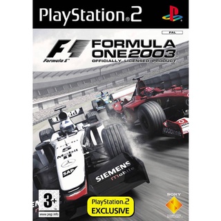 F1 Formula One 2003 PS2 แผ่นเกมส์ps2 เกมเพล2 แนวรถแข่ง F1-03 ps2