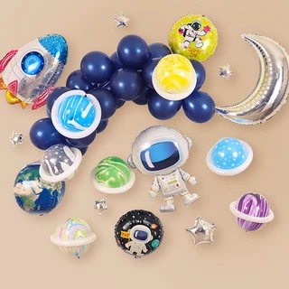 ลูกโป่ง ธีมอวกาศ จรวด UFO ดาว ดวงจันทร์ ดวงอาทิตย์ [ส่งจากไทย]
