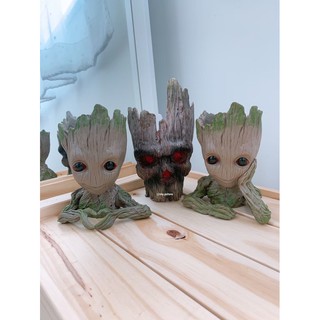 MYG004 Baby Groot กระถางกรูท มี 3 แบบ ถ่ายจากสินค้าจริง มีวิดิโอรีวิวเลื่อนดูได้เลยค่ะ