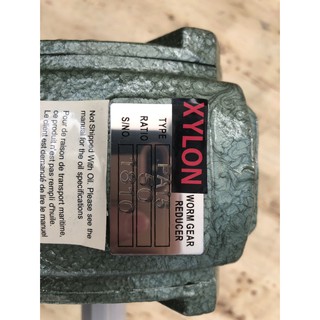 🔥โค้ดINC3LEL3ลด30฿เกียร์ทดรอบ ขนาด 1:60 Warm Gear Reducer ยี่ห้อ XYLON รุ่น PA15