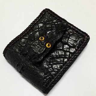 crocodile wallet lacing baby crocodile กระเป๋าสตางค์จระเข้แท้