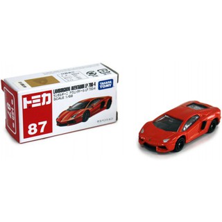 No.87 Lamborghini Aventador 1/68 (TOMICA)