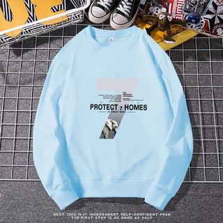 Y46เสื้อแจ็คเก็ตลาย Protect 7 Homes เสื้อกันหนาวผู้หญิงและผู้ชาย เสื้อแจ็คเก็ตเสื้อแขนยาวเสื้อผ้าลายแฟชั่นสุดฮิต ขายดี!