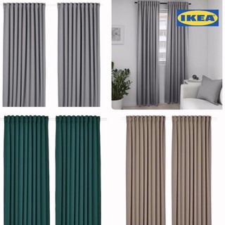 ม่านทึบแสง 1 คู่, 145x250 ซม.รุ่น MAJGULL มายกุลล์ IKEA ของแท้ 💯% พร้อมส่ง!!!