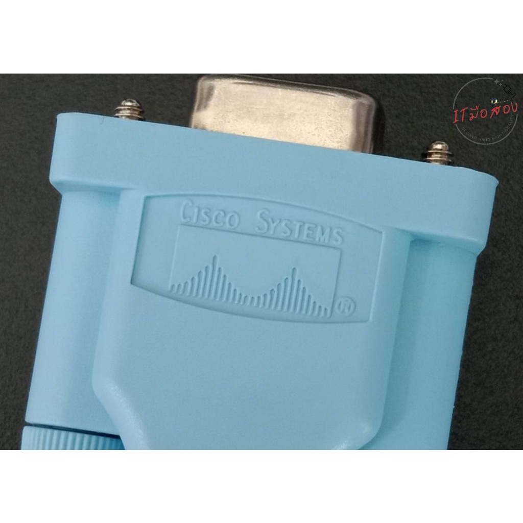 สายคอนโซล Cisco แท้ Serial Console Cable RJ45 to DB9 หัวแบบ Female ความ