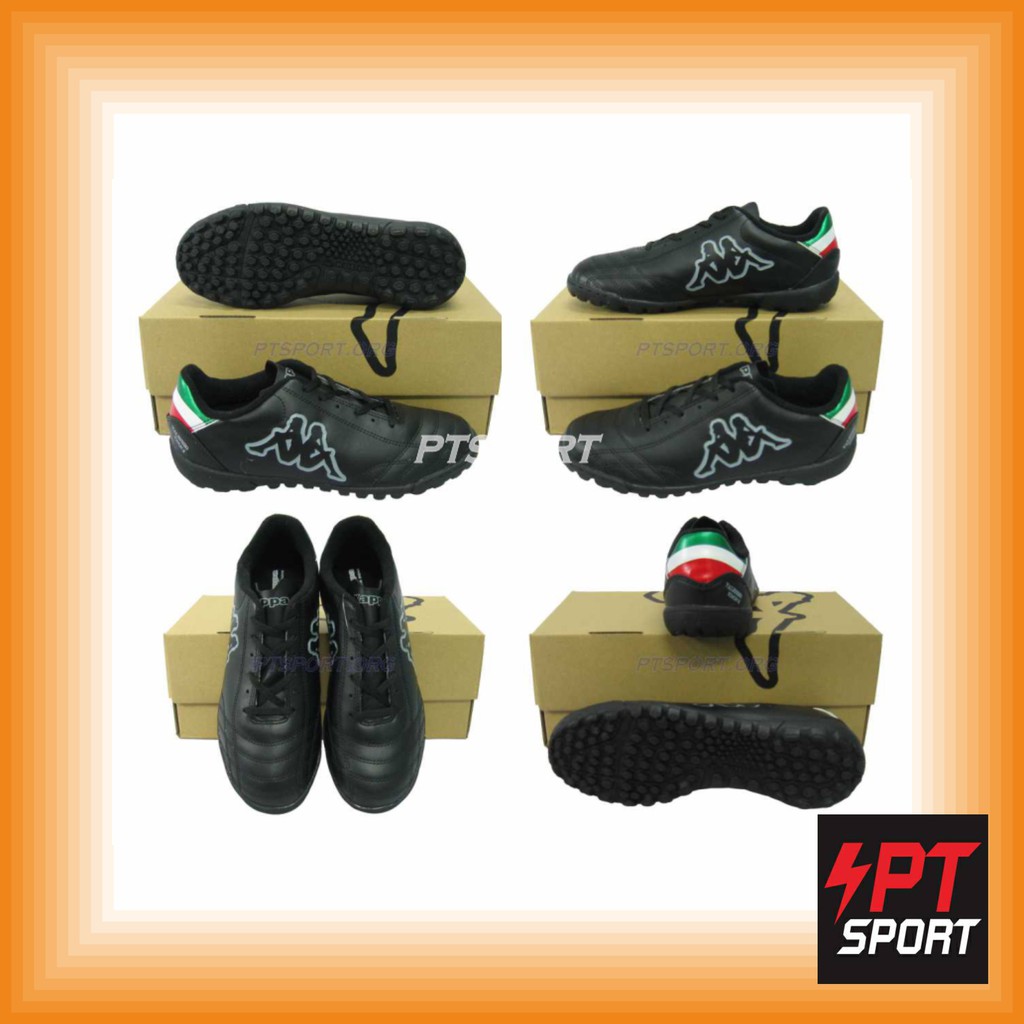 รองเท้ากีฬา รองเท้าร้อยปุ่ม KAPPA GF 14F7 KAPPA FUTSAL VALENZIO TOUCH II TF ดำ