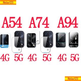 กระจกนิรภัยกันรอยเลนส์กล้องสําหรับ Oppo A54 A74 A94 Reno5F F19Pro Reno5F F19Pro